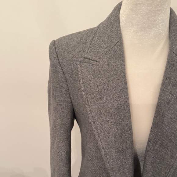 Zara Gray Long Over Coat NWT - Picture 2 of 5